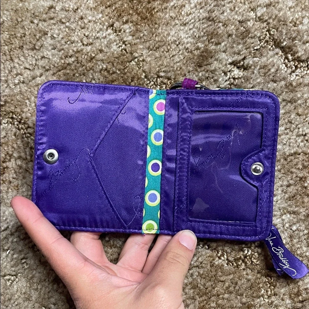 NWT Vera Bradley Purple Campus Double ID Holder - Picture 3 of 4